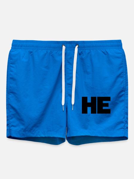 NE – НЕ / NO – The universal no - Swim Trunks - cobalt blue