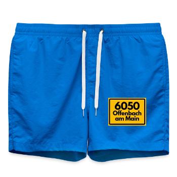 ALTE POSTLEITZAHL PLZ 6050 OFFENBACH AM MAIN HEIMA - Badeshorts - Cobalt blue - Vorne - AI Model Male 185 light (185cm)