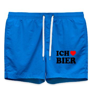 Ich liebe bier - Badeshorts - Cobalt blue - Vorne - AI Model Male 185 light (185cm)