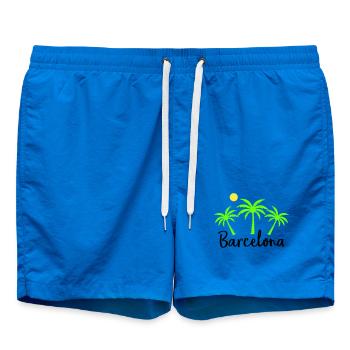 Barcelone - Short de bain - cobalt blue - Devant - AI Model Male 185 light (185cm)