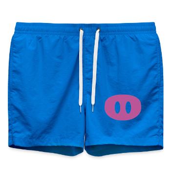 Museau de cochon - Short de bain - cobalt blue - Devant - AI Model Male 185 light (185cm)