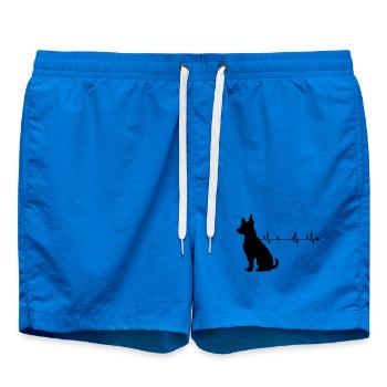Hund - Badeshorts - Cobalt blue - Vorne - AI Model Male 185 light (185cm)