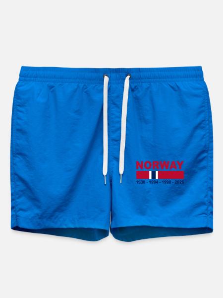 Norway fan - Swim Trunks - cobalt blue