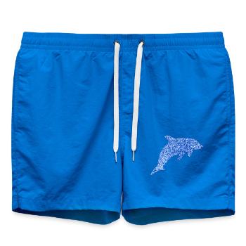 Blauer Delfin - Badeshorts - Cobalt blue - Vorne - AI Model Male 185 light (185cm)