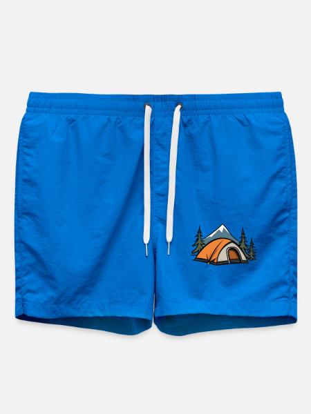 Camping Tent Outdoor - Swim Trunks - cobalt blue
