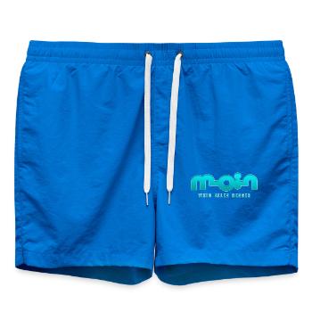 Moin, tout s’améliore - Short de bain - cobalt blue - Devant - AI Model Male 185 light (185cm)
