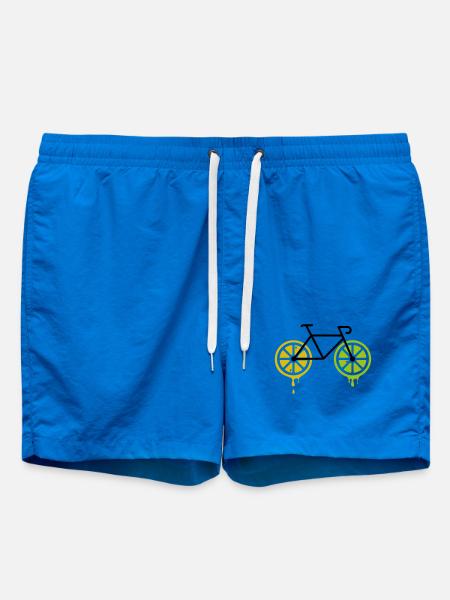 bike lemon - Swim Trunks - cobalt blue