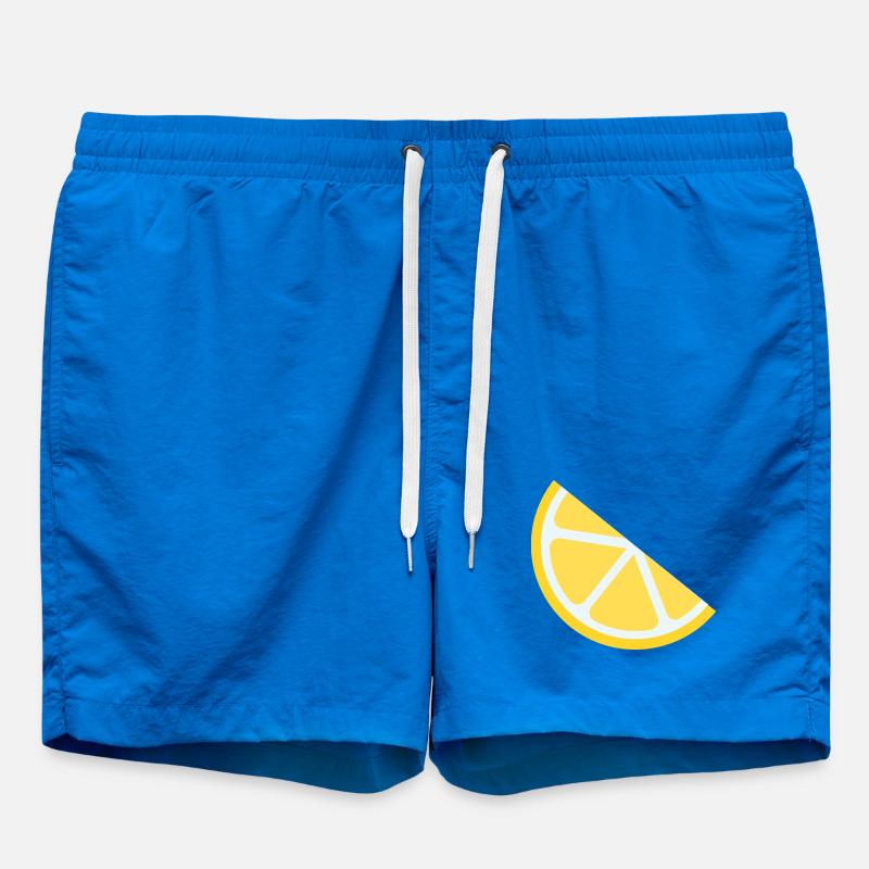 Lemon Slice Vintage Graphic - Short de bain - cobalt blue