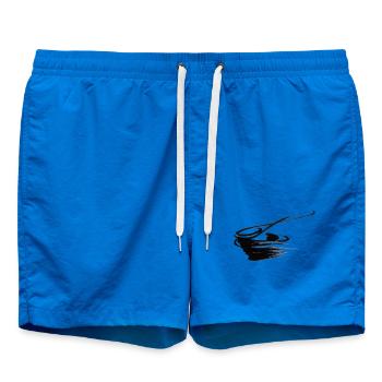 cuillère 01 - Short de bain - cobalt blue - Devant - AI Model Male 185 light (185cm)
