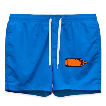 Bouteille de sauce BBQ Grill Ketchup Food Truck - Short de bain - cobalt blue - Devant - AI Model Male 185 light (185cm)