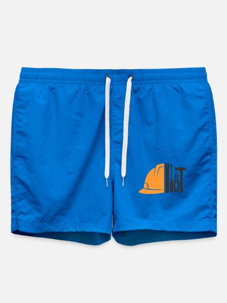 Tool & Construction Helmet – Craftsman Logo - Swim Trunks - cobalt blue