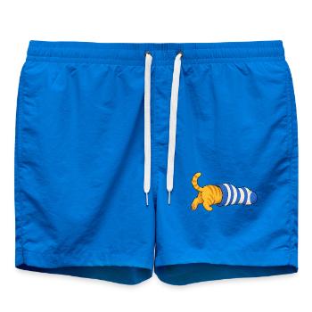 Chat dans la chaussette - Short de bain - cobalt blue - Devant - AI Model Male 185 light (185cm)