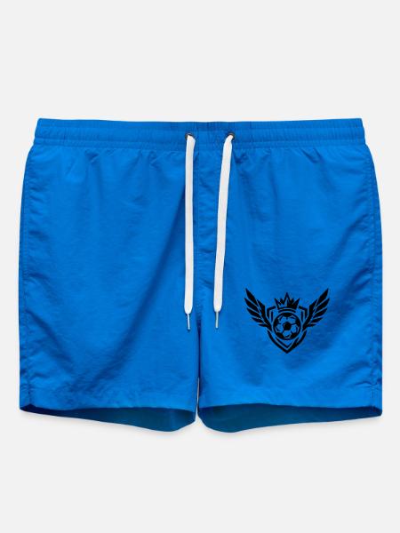 Fussball Wappen - Badeshorts - Cobalt blue