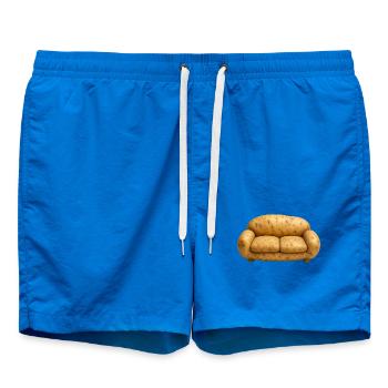 PATATE DE CANAPÉ - Short de bain - cobalt blue - Devant - AI Model Male 185 light (185cm)
