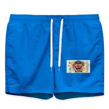 Magie du football clown portugais - Short de bain - cobalt blue - Devant - AI Model Male 185 light (185cm)