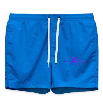 Idée cadeau pour une course à pied - Short de bain - cobalt blue - Devant - AI Model Male 185 light (185cm)