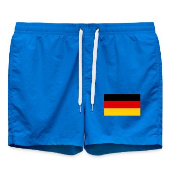 ALLEMAGNE ALLEMAGNE EUROPE FAN DE SPORT ALLEMAND - Short de bain - cobalt blue - Devant - AI Model Male 185 light (185cm)