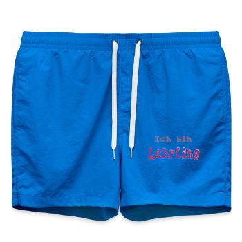 Ich_bin_Lehrling - Badeshorts - Cobalt blue - Vorne - AI Model Male 185 light (185cm)