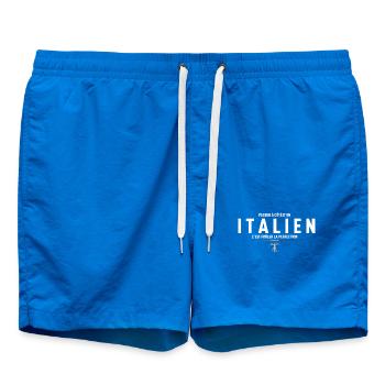Passer A Cote D Un Italien C Est Froler La Perf... - Short de bain - cobalt blue - Devant - AI Model Male 185 light (185cm)