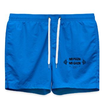Abstrakte Nachtsilhouette - Badeshorts - Cobalt blue - Vorne - AI Model Male 185 light (185cm)