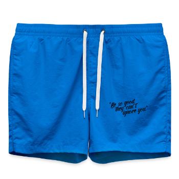 Be So Good They Cant Ignore You Shirt - Swim Trunks - cobalt blue - Front - AI Model Male 185 light (185cm)