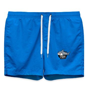 Bester Papa Hai mit Herz - Badeshorts - Cobalt blue - Vorne - AI Model Male 185 light (185cm)