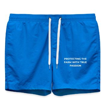 Walnut Grower True Passion - Swim Trunks - cobalt blue - Front - AI Model Male 185 light (185cm)