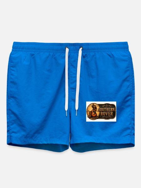 Southern Rover Western Guitar - Swim Trunks - cobalt blue