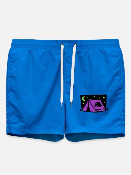 Festival Tent Night Logo - Swim Trunks - cobalt blue