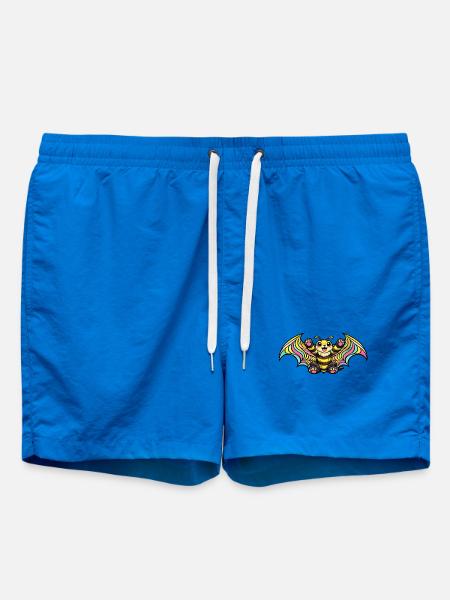 Rainbow bat with wings - Swim Trunks - cobalt blue