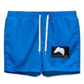 Engelflügel Psalm 91:4 - Badeshorts - Cobalt blue - Vorne - AI Model Male 185 light (185cm)