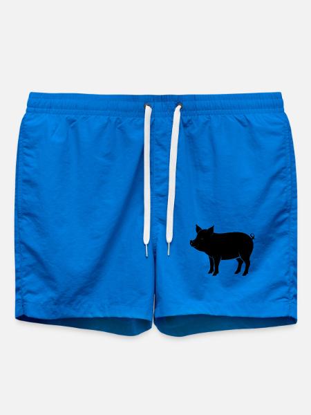 pig - Swim Trunks - cobalt blue