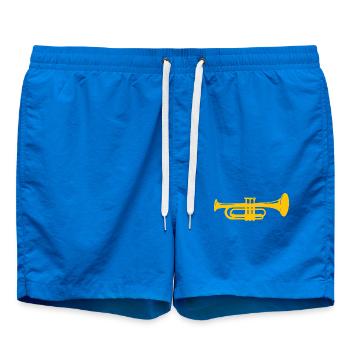 Trumpet - Swim Trunks - cobalt blue - Front - AI Model Male 185 light (185cm)