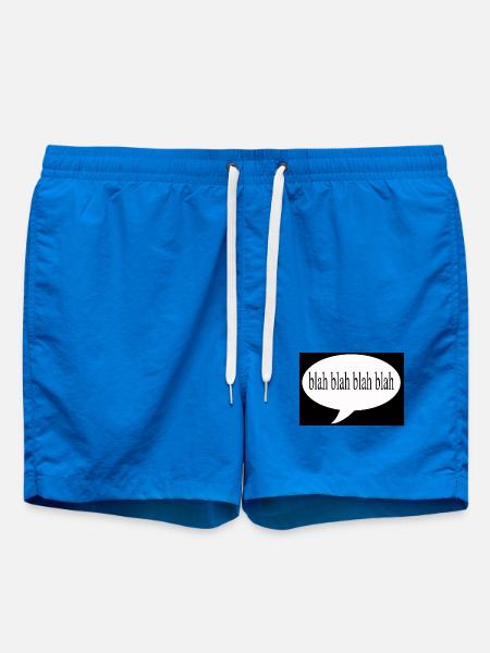 Blah Blah Blah - Swim Trunks - cobalt blue