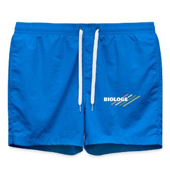 Biologist as a profession - Swim Trunks - cobalt blue - Front - AI Model Male 185 light (185cm)