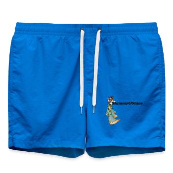 Déesse du Shimmy en Vert - Short de bain - cobalt blue - Devant - AI Model Male 185 light (185cm)