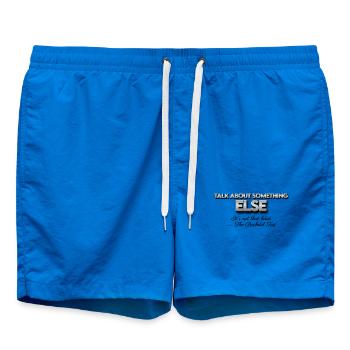 talk about something else - Swim Trunks - cobalt blue - Front - AI Model Male 185 light (185cm)