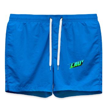 Lau' - Swim Trunks - cobalt blue - Front - AI Model Male 185 light (185cm)