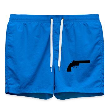 weapon - Swim Trunks - cobalt blue - Front - AI Model Male 185 light (185cm)