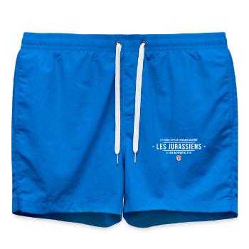 Il Y A Deux Types De Personnes Sur Terre Les Ju... - Short de bain - cobalt blue - Devant - AI Model Male 185 light (185cm)