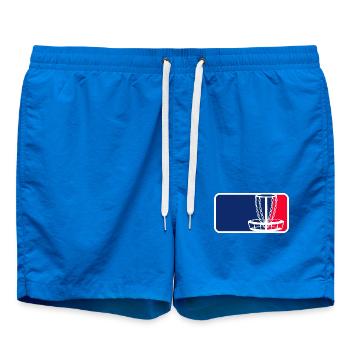 Discgolf - Badeshorts - Cobalt blue - Vorne - AI Model Male 185 light (185cm)