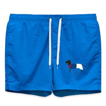 Moin Hund Matrose - Badeshorts - Cobalt blue - Vorne - AI Model Male 185 light (185cm)