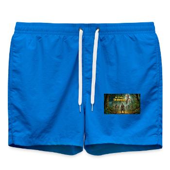 Wissenschaft und Horror: Die Insel von Doktor Moreau - Badeshorts - Cobalt blue - Vorne - AI Model Male 185 light (185cm)