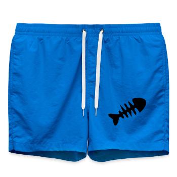 Fischgraete Silhouette Icon - Badeshorts - Cobalt blue - Vorne - AI Model Male 185 light (185cm)
