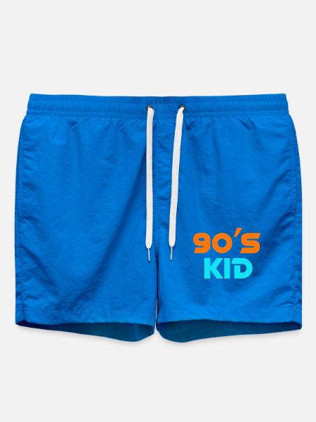 90er-Jahre-Kindernostalgie - Badeshorts - Cobalt blue