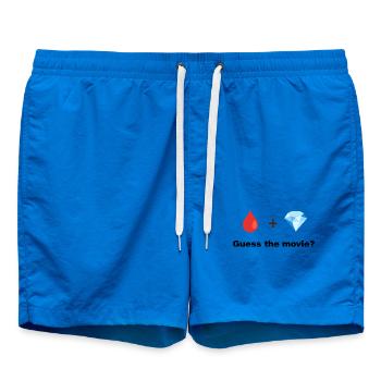 Red Drop und Diamond - Badeshorts - Cobalt blue - Vorne - AI Model Male 185 light (185cm)