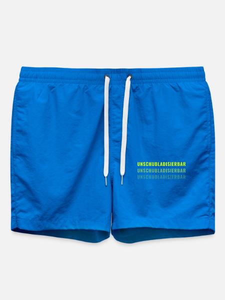 Unschubladisierbar Neon Schriftzug - Badeshorts - Cobalt blue