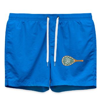Kescher Angeln Fisch Icon - Badeshorts - Cobalt blue - Vorne - AI Model Male 185 light (185cm)