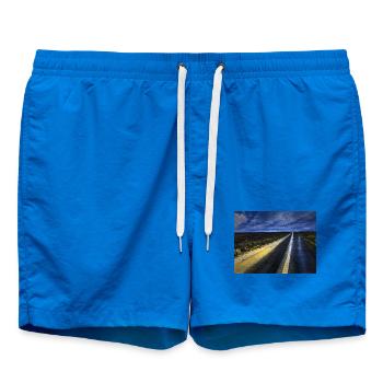 Endloser Weg - Badeshorts - Cobalt blue - Vorne - AI Model Male 185 light (185cm)