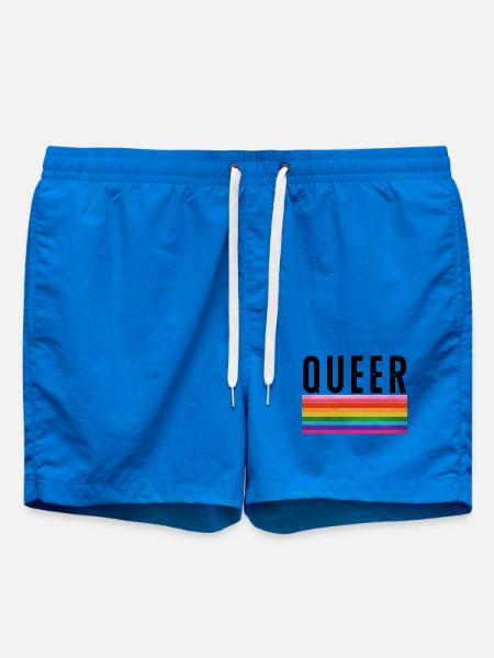Vintage-Queer - Badeshorts - Cobalt blue